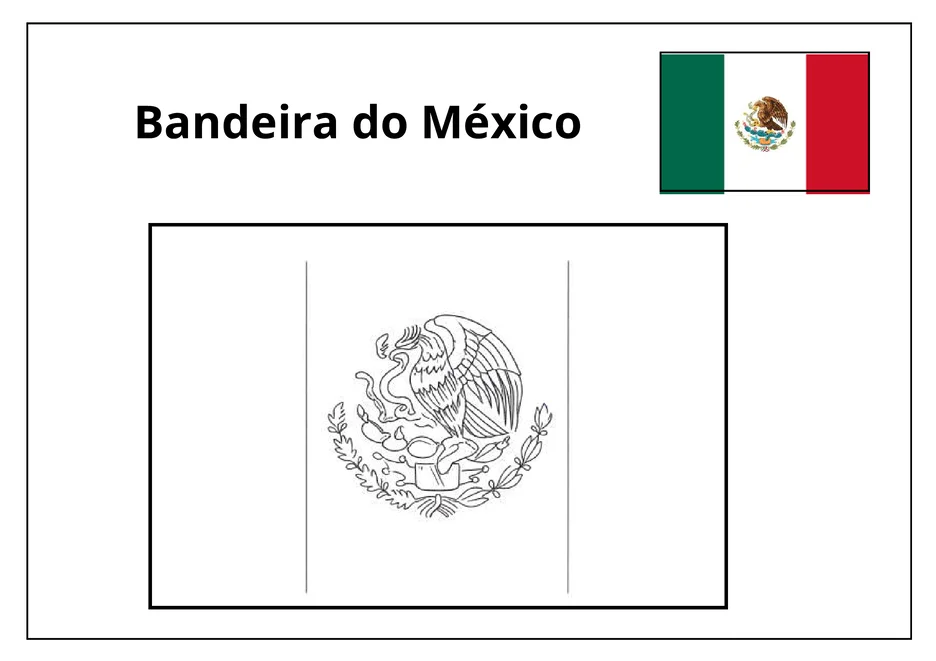 Bandeiras dos paises da copa do mundo 2026 para colorir para imprimir e colorir - imagem 3